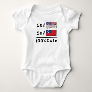 Body 50% American 50% Samoan 100% mignon Samoa USA drap