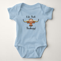 6 Pieds. Back Buckaroo, Longhorn Steer