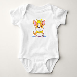 Body A little cute corgi.