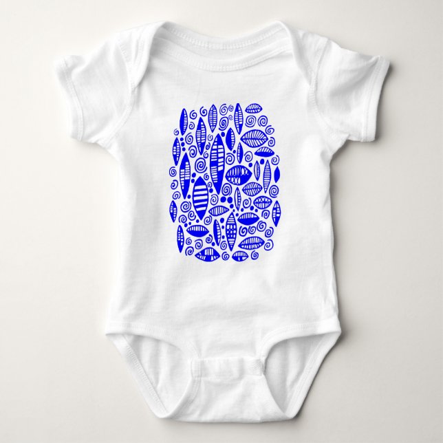 Body Abstrait 100813 - Bleu (Devant)