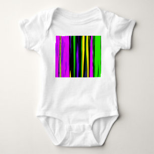 Body Abstrait Mardi Gras Stripes