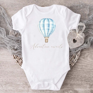 Body Adventure Await Blue Hot Air Balloon