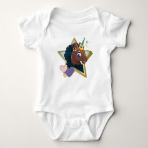 Body Afro Unicorn étoile magique
