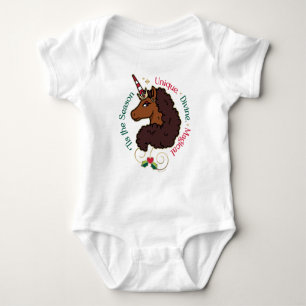 Body Afro Unicorn 'Tis Season Holiday Unicorn