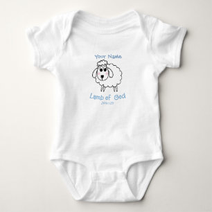 Body Agneau de Dieu costume de corps bébé