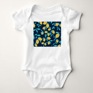 Body Agrumes simples : citrons sur le bleu.