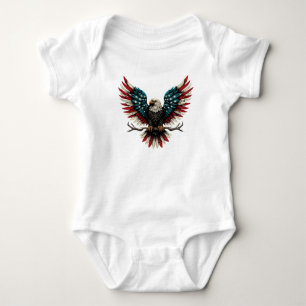 Body Aigle rustique patriotique américain/américain cha