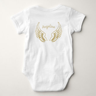 BODY AILES D'ANGE PERSONNALISÉES BÉBÉ BODYSUIT