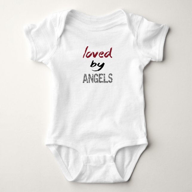Body Aimé par les anges bébé creeper (Devant)