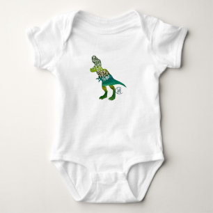Body Alefsaurus Alphabet Hébreu Dinosaure Art
