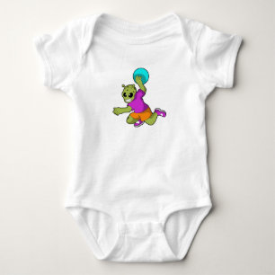 Body Alien au Handball player avec Handball