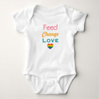 Alimentation Changement d'amour Rainbow Coeur