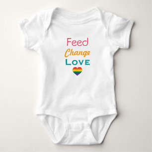 Body Alimentation Changement d'amour Rainbow Coeur