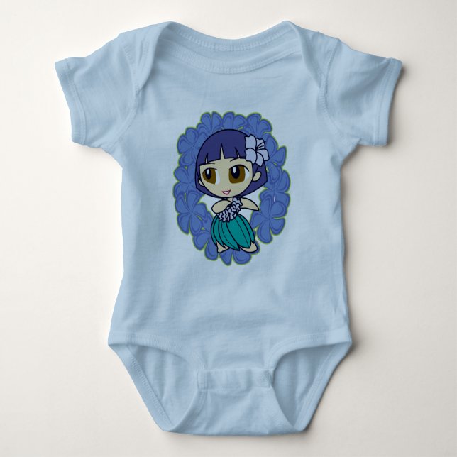 Body "Aloha Honeys" rameper bébé (Devant)