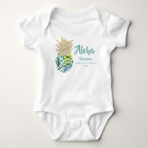 Body Aloha Tropical Ananas Famille Vacances Personnalis
