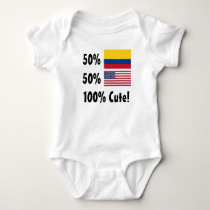 Body Américain colombien de 50% 50% 100% mignon