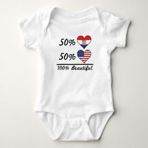 Body Américain du Croate 50% de 50% 100% beau