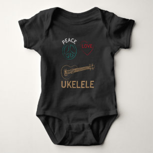 Body Amour d'Ukelele Uke d'amour de paix de cadeau