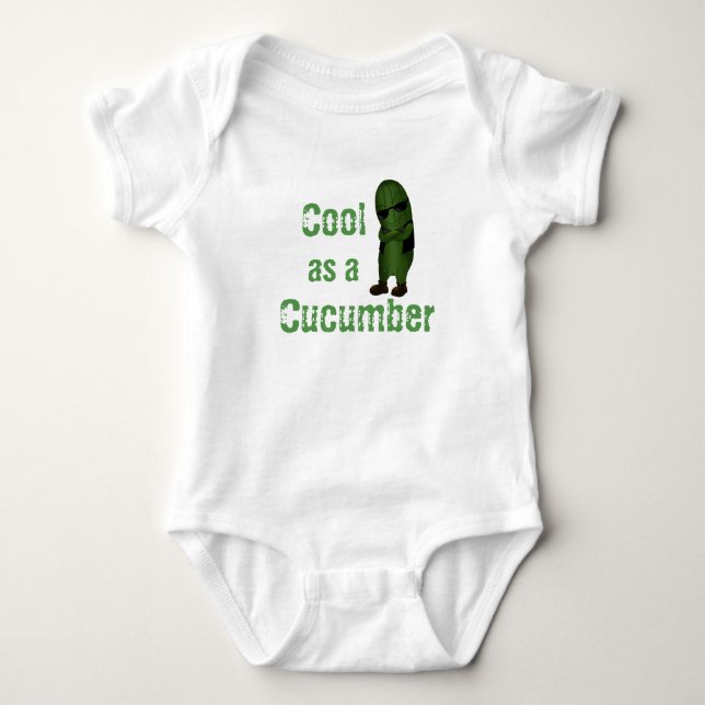 Body Amusant Cool Comme Un Concombre (Devant)