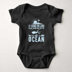 Body Amusant plongeur de plongée Gift Swimming Passion