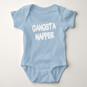 Body Amusant T-shirt bébé Gangsta Napper