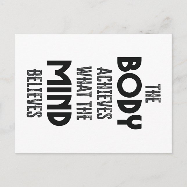 Body and Mind Postcard (Front)