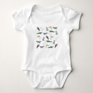 Body Animaux autochtones australiens Eucalyptus Motif v