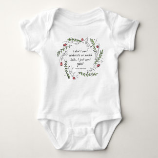 Body Anne des pignons verts "juste vous" bébé