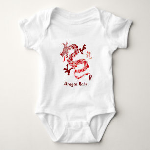 Body Année chinoise rouge de la plante grimpante de