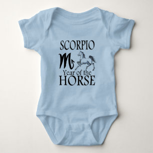Body Année de Scorpion de zodiaque de cheval
