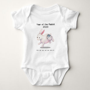 Body Année du lapin 2023 Symbole Zodiac Cute Keepsaké