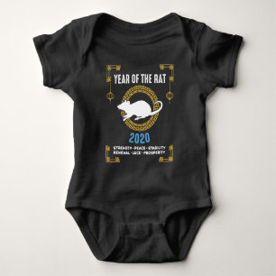 Body Année zodiaque chinoise de l'inspiration Rat 2020