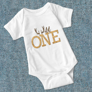 Body Anniversaire de 1 an Rustic Wild One