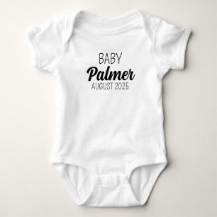 Body Annonce de grossesse personnalisée Nom de bébé, 