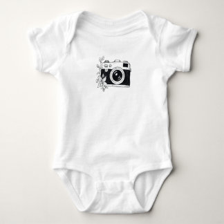 Body Appareil Photo Vintage – Dessin Floral