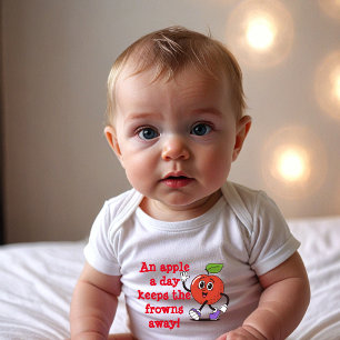 Body Apple Sourires : adorable combinaison rétro pour b