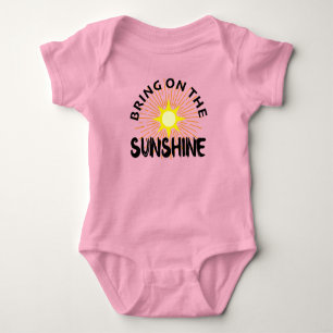 Body Apportez Le Design Sunshine - Baby Jersey Bodysui