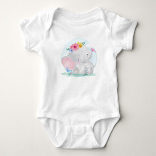 Body Aquarelle bébé éléphant