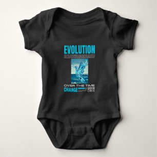 Body Aquarelle Bleu Oiseau Nature Art pour enfants