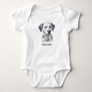 Body Aquarelle dalmatienne d'animal familier de chien