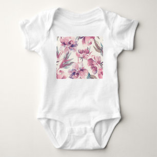 Body Aquarelle de pivoines : arrière - plan floral tran