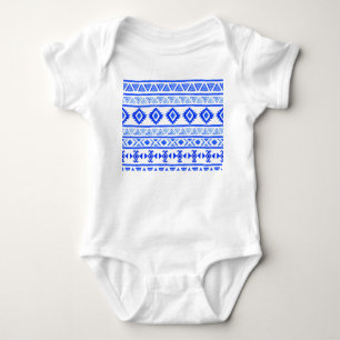 Body Aquarelle ethnique Aztec, motif géométrique.