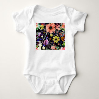 Body Aquarelle Floral sans Seamless Garden Motif