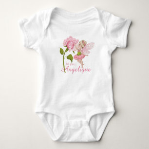Body Aquarelle rose Fée et Rose