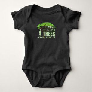 Body Arbre Climber futur Arboriste Funny Arbre Escalade