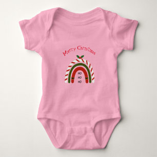 Body Arc en ciel de Noël Laisser neiger bébé