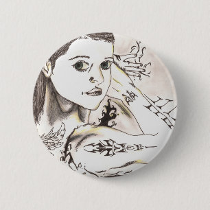 Body Art 2 Inch Round Button