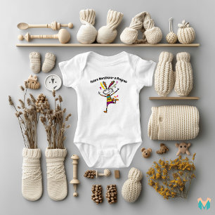 Body Art de lapin courant coloré pour enfants