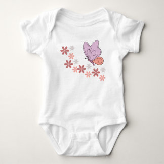 Body Art floral aux papillons mignons