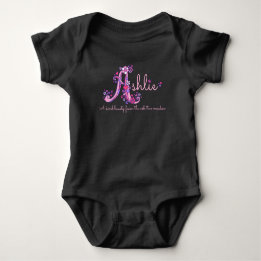 Body Ashlie filles nom & sens lettre Un vêtement bébé